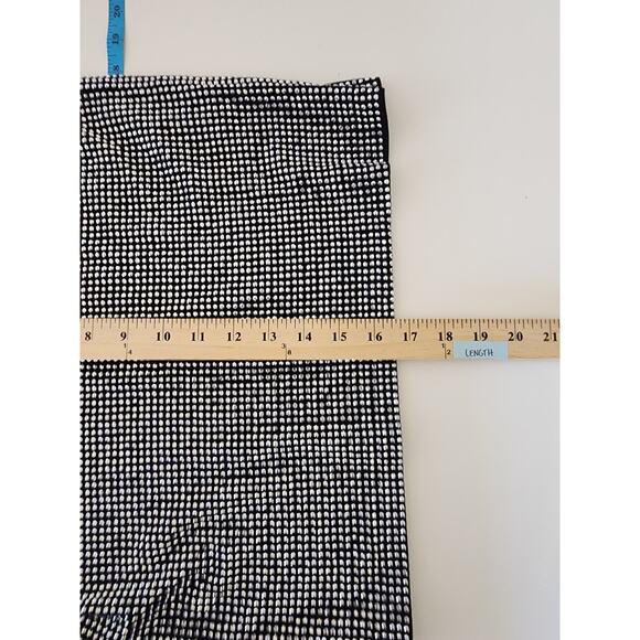 TRIPLE SEVEN Black NEW Diamond Knit Studded Sparkle Mini Skirt NWT SZ 30" waist - Picture 5 of 7